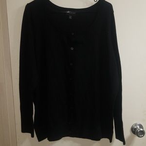 Black cardigan